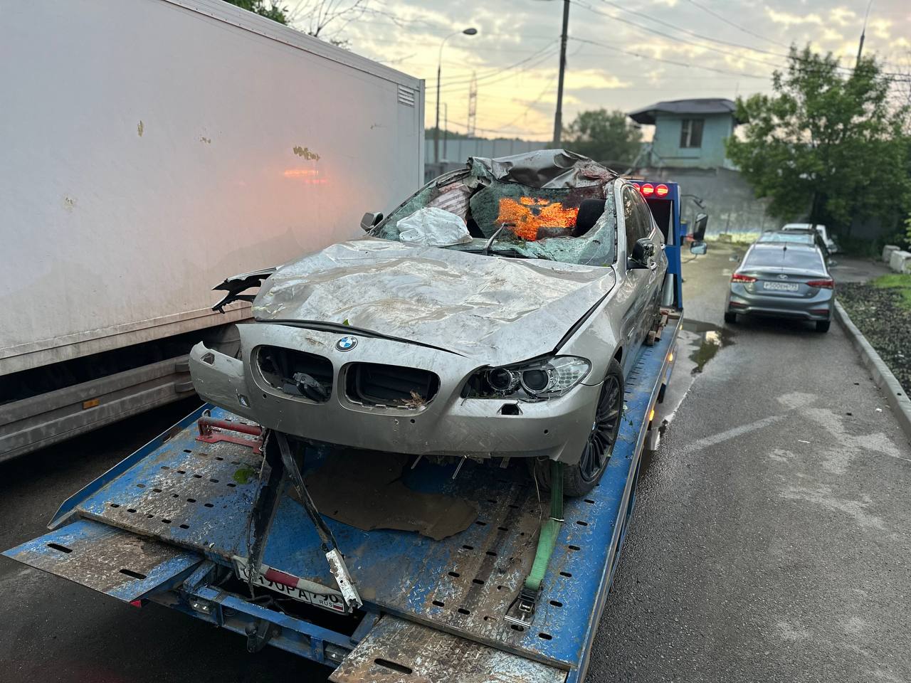 Эвакуация автомобиля после ДТП