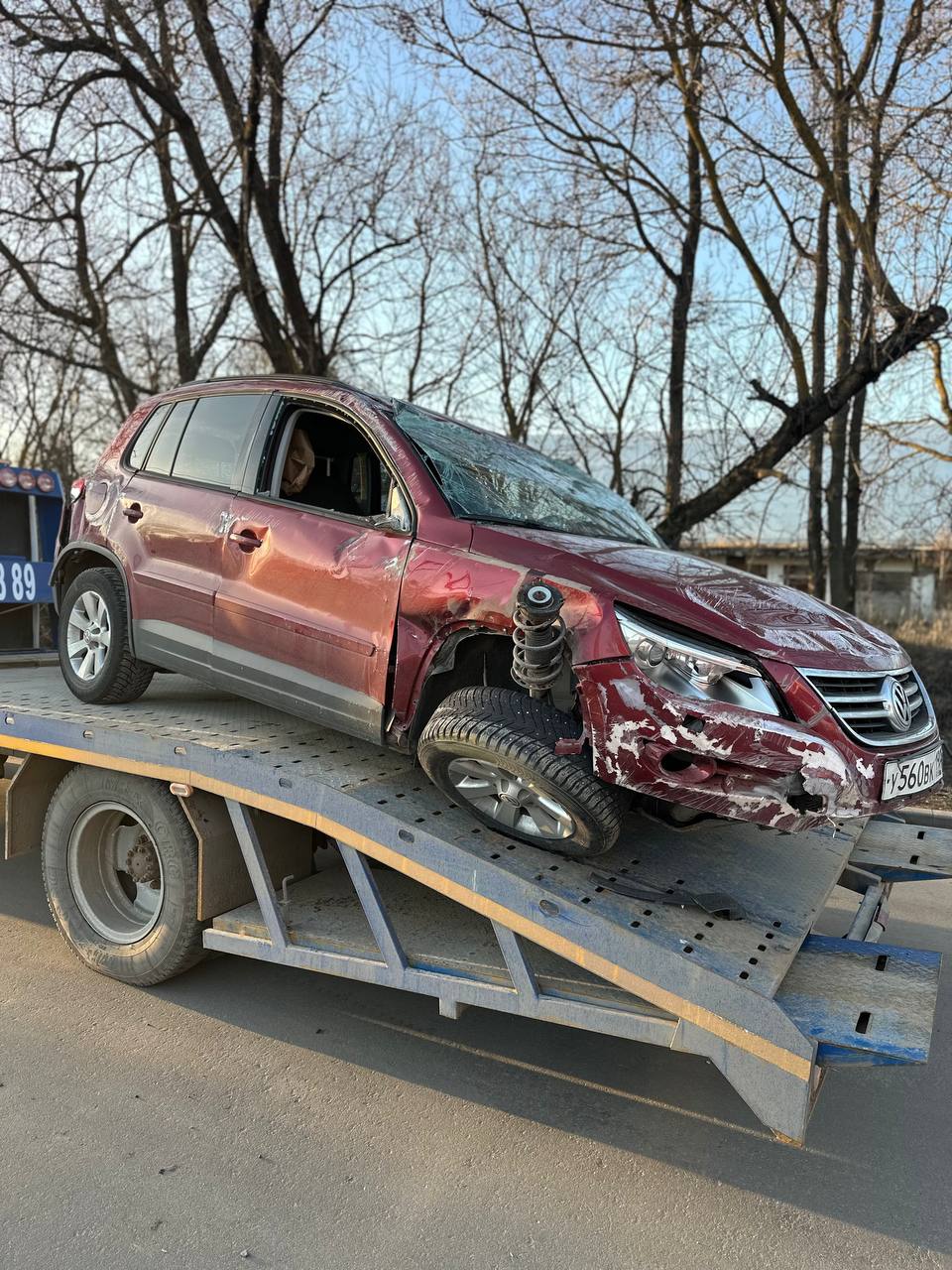 Эвакуация после серьезного ДТП